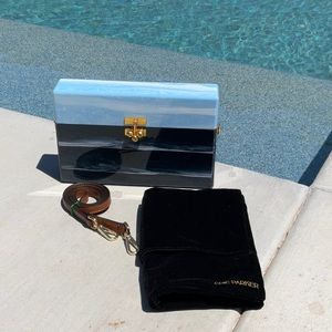 Edie Parker Ocean Blue Acrylic Clutch or Crossbody Bag